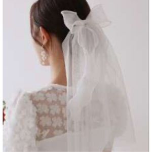 Clip Veil and Sash Set Bride